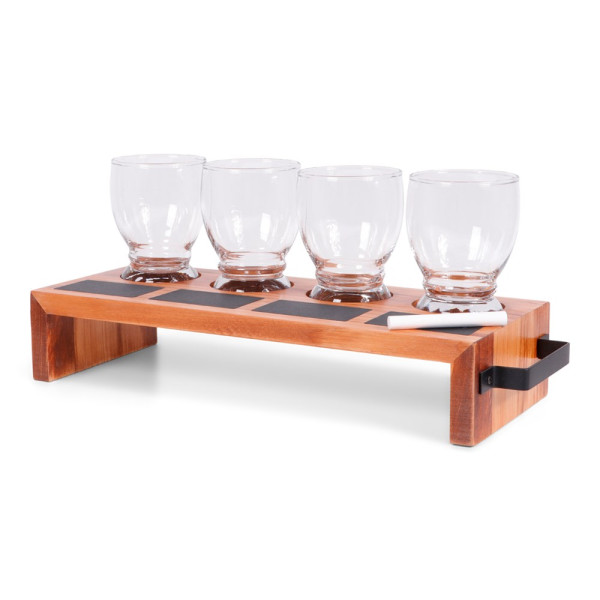 SENZA Tasting Table Met 4 Glazen (stock)