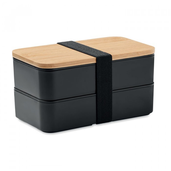 Lunchbox in PP en bamboe deksel