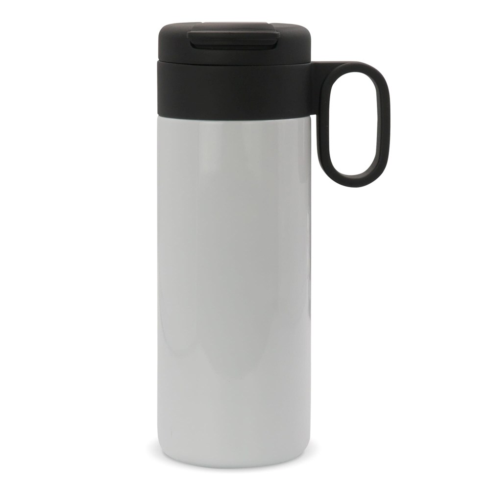 Thermofles Flow met handvat 400ml - Wit