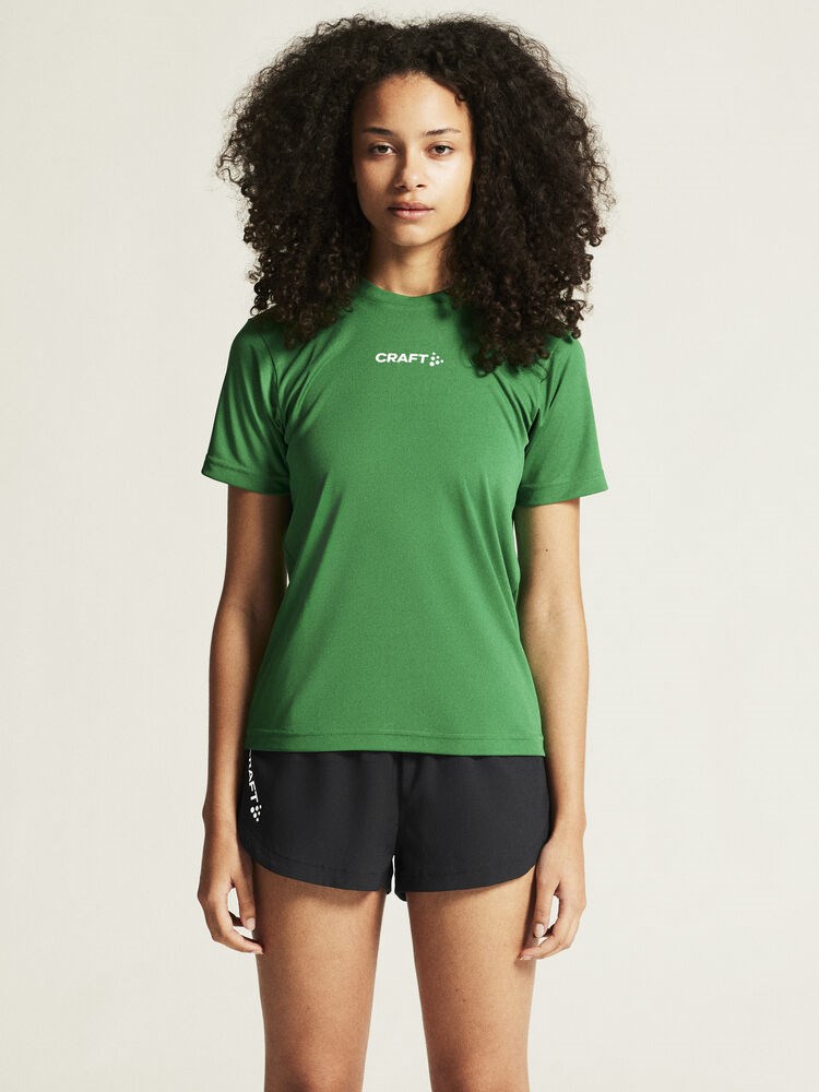 Craft - Squad Go Function Tee W Team Green S Craft - Squad Go Function Tee W Team Green S
