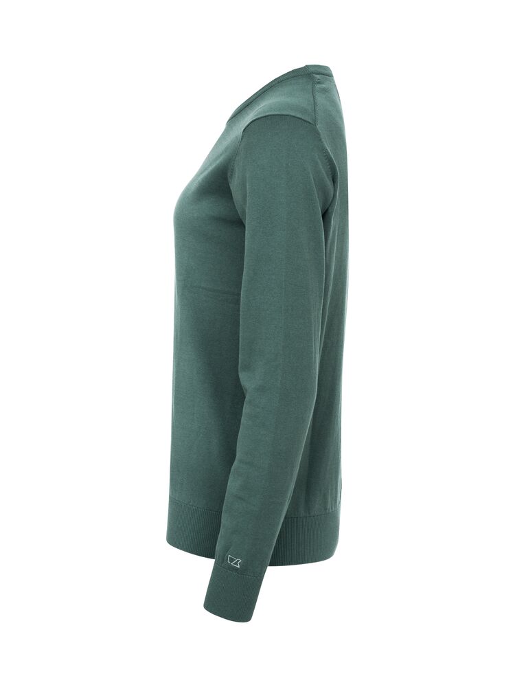 Cutter & Buck - Oakville Crewneck Dames Grijs Mélange XXL