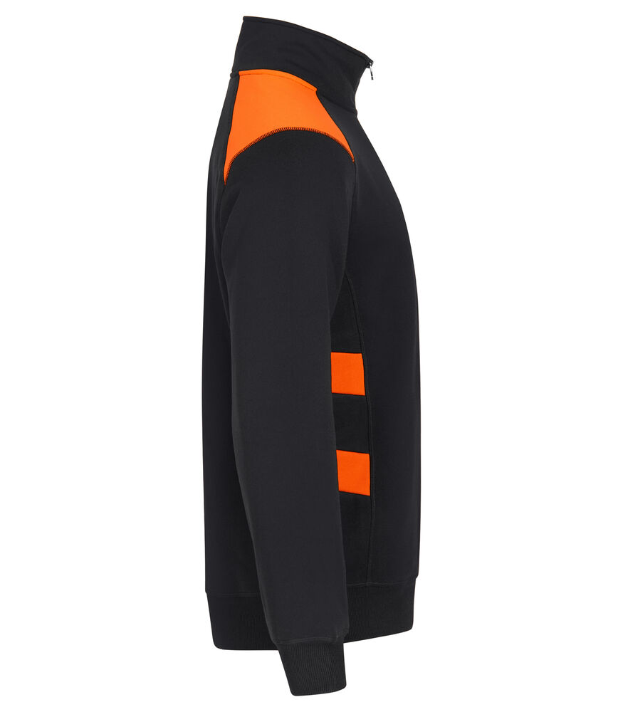 Clique - Ambition Half Zip Signaaloranje 3XL