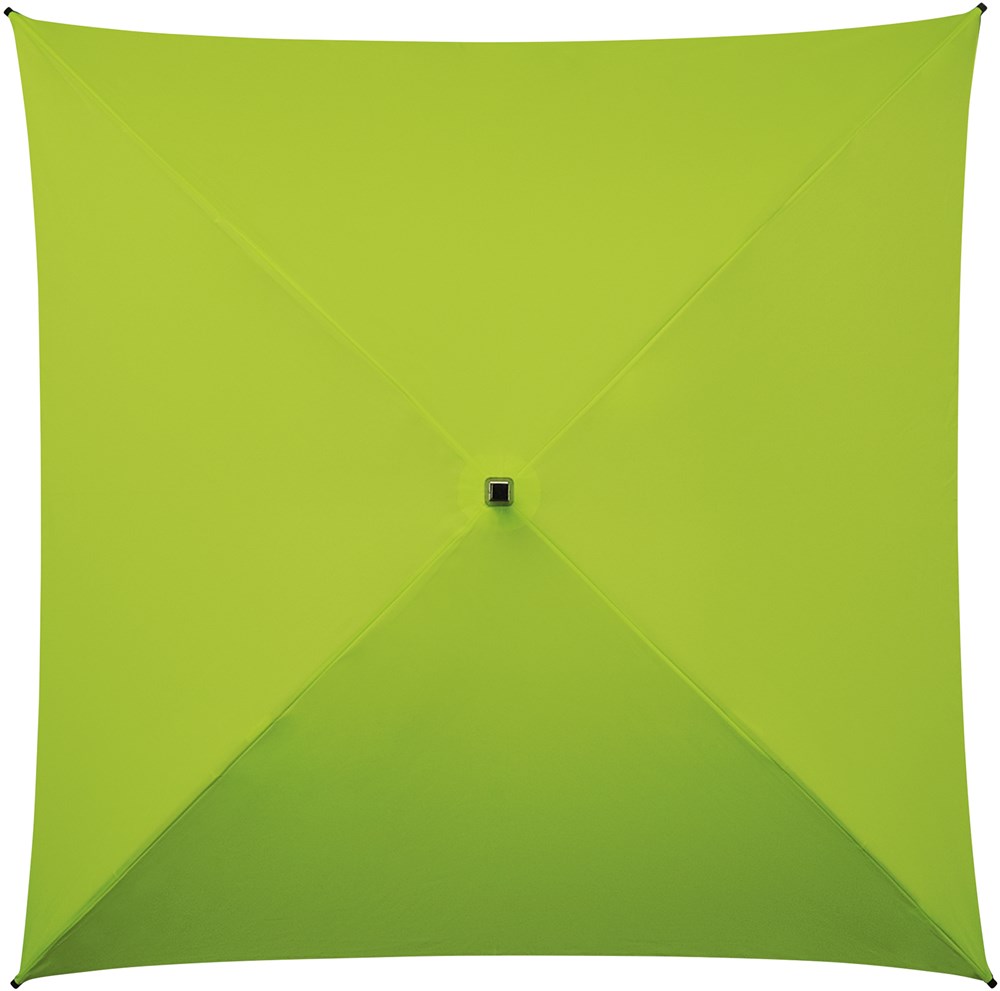 All Square - Vierkante paraplu - Handopening - Windproof -  130 cm - Lime groen