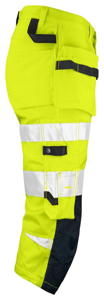 Jobman - 2217 Hi-Vis Long Shorts Geel/Zwart C60