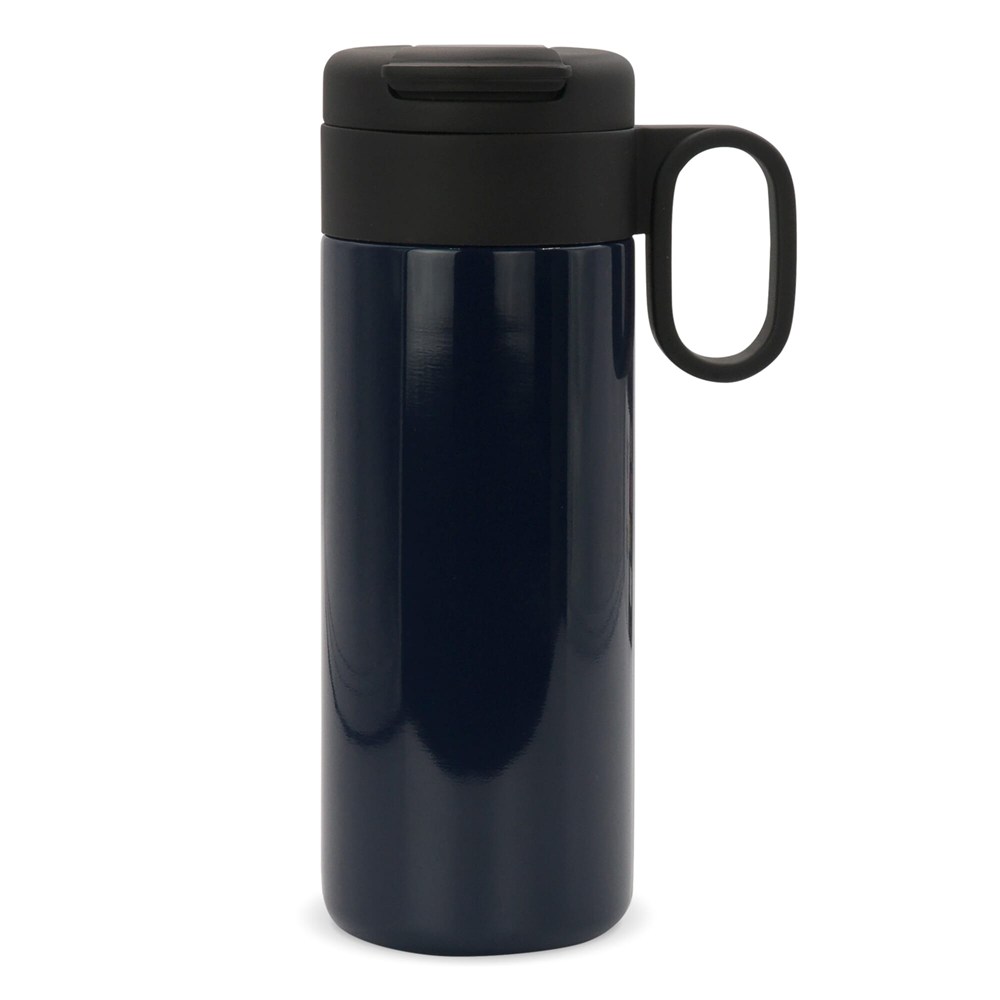 Thermofles Flow met handvat 400ml - Donkerblauw