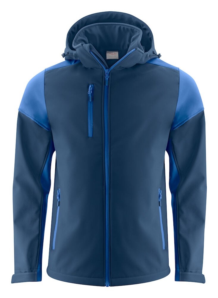 Printer Prime softshell jacket, Marine-Kobaltblauw, maat 2XL
