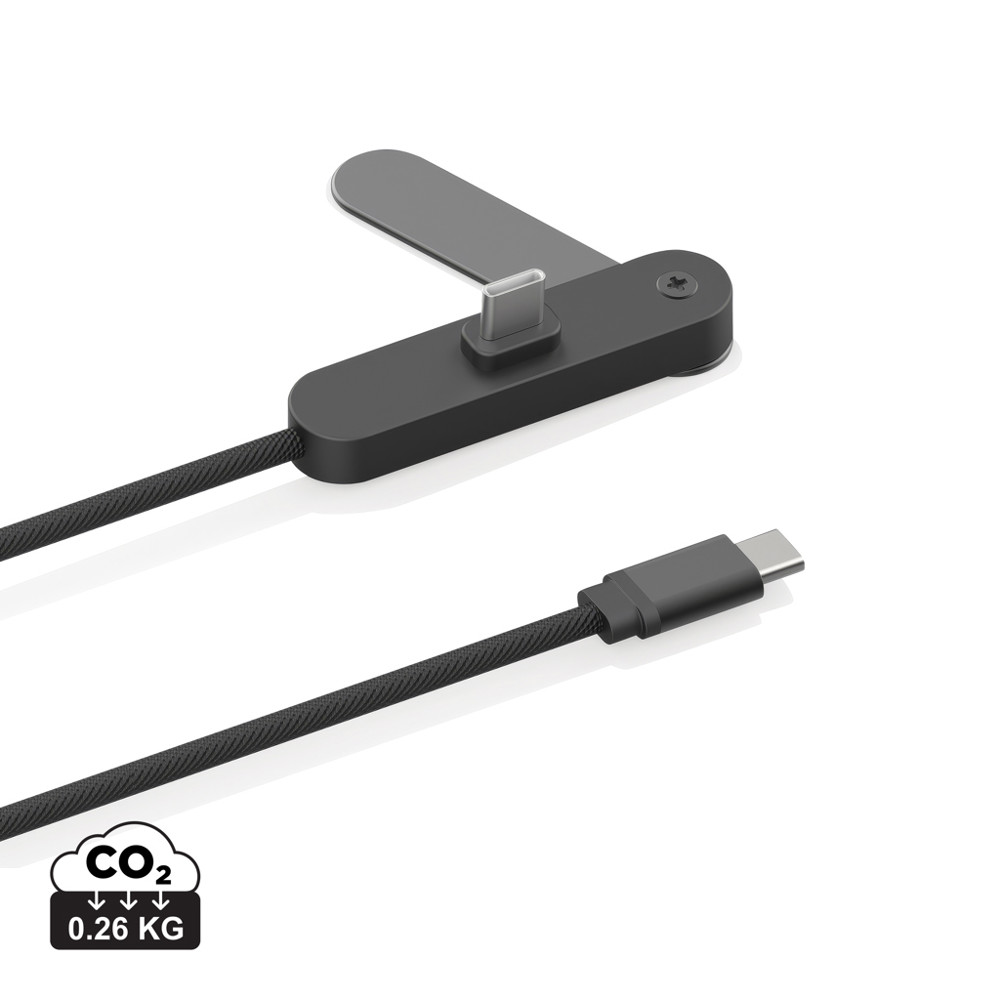 Aluvia RCS 65W PD-kabel met verstelbare telefoonstandaard
