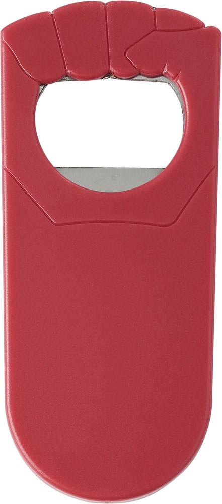 Flesopener Tay | Kunststof | Vuistvorm - rood