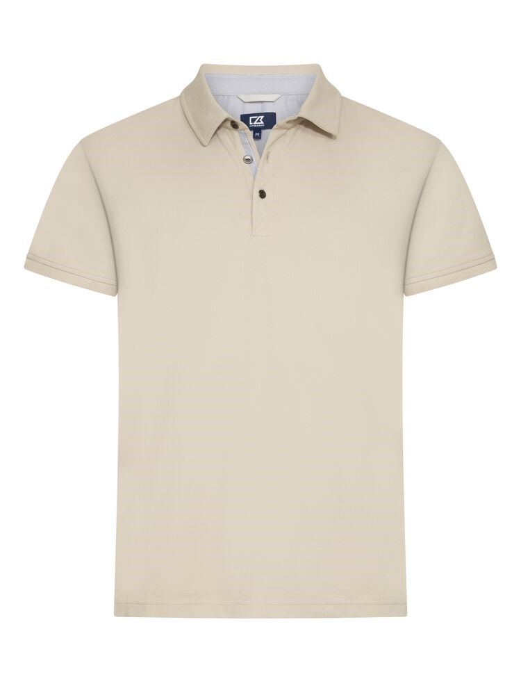 Cutter & Buck - Advantage Premium Polo Heren Beige 4XL Cutter & Buck - Advantage Premium Polo Heren Beige 4XL