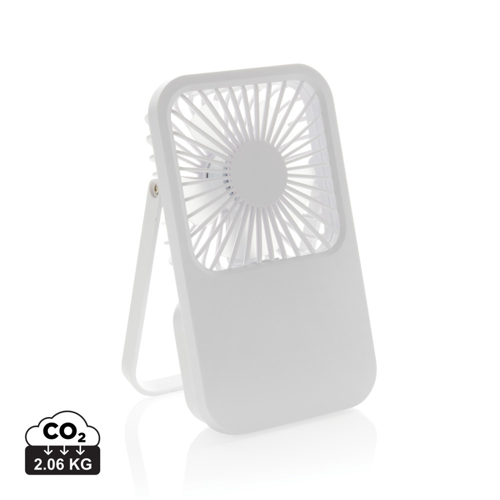Aervina RCS rplastic herlaadbare bureauventilator