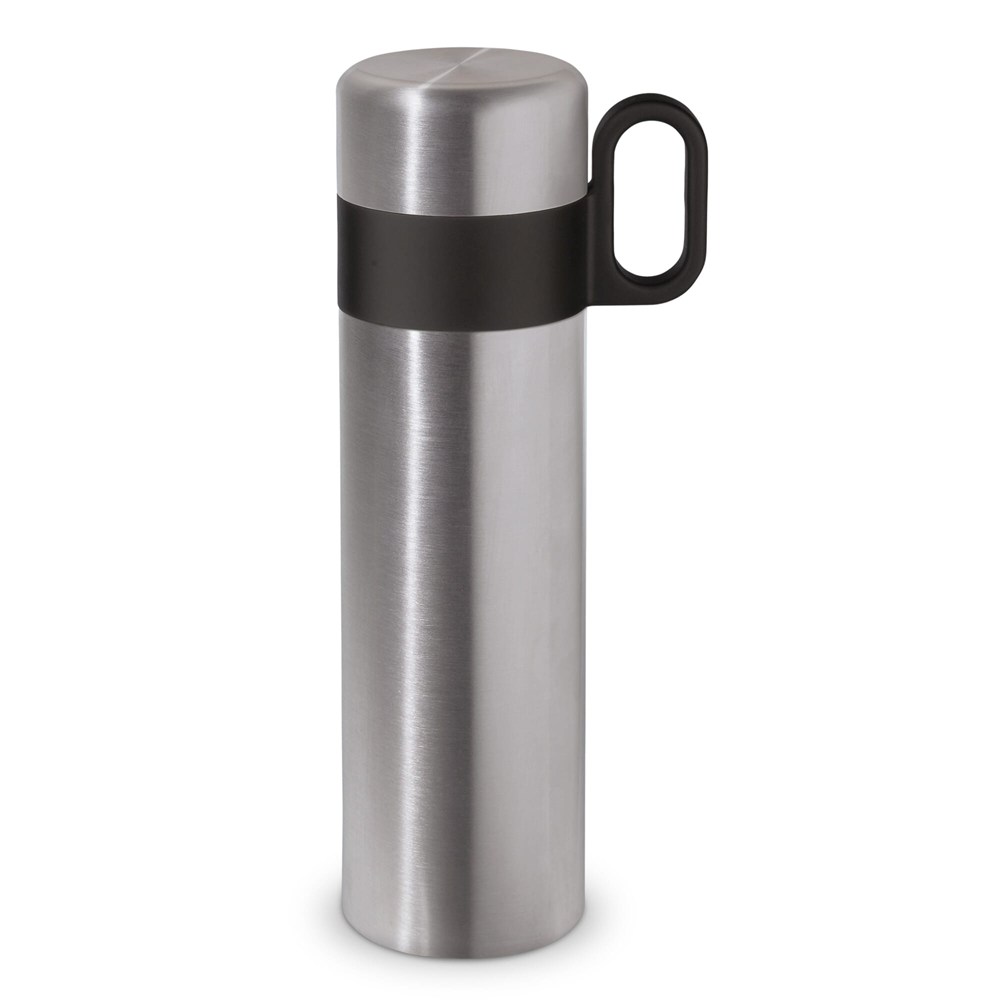 Thermofles Flow met handvat 500ml - Zilver