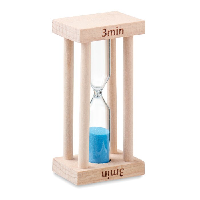 CI - Houten zandloper 3 minuten