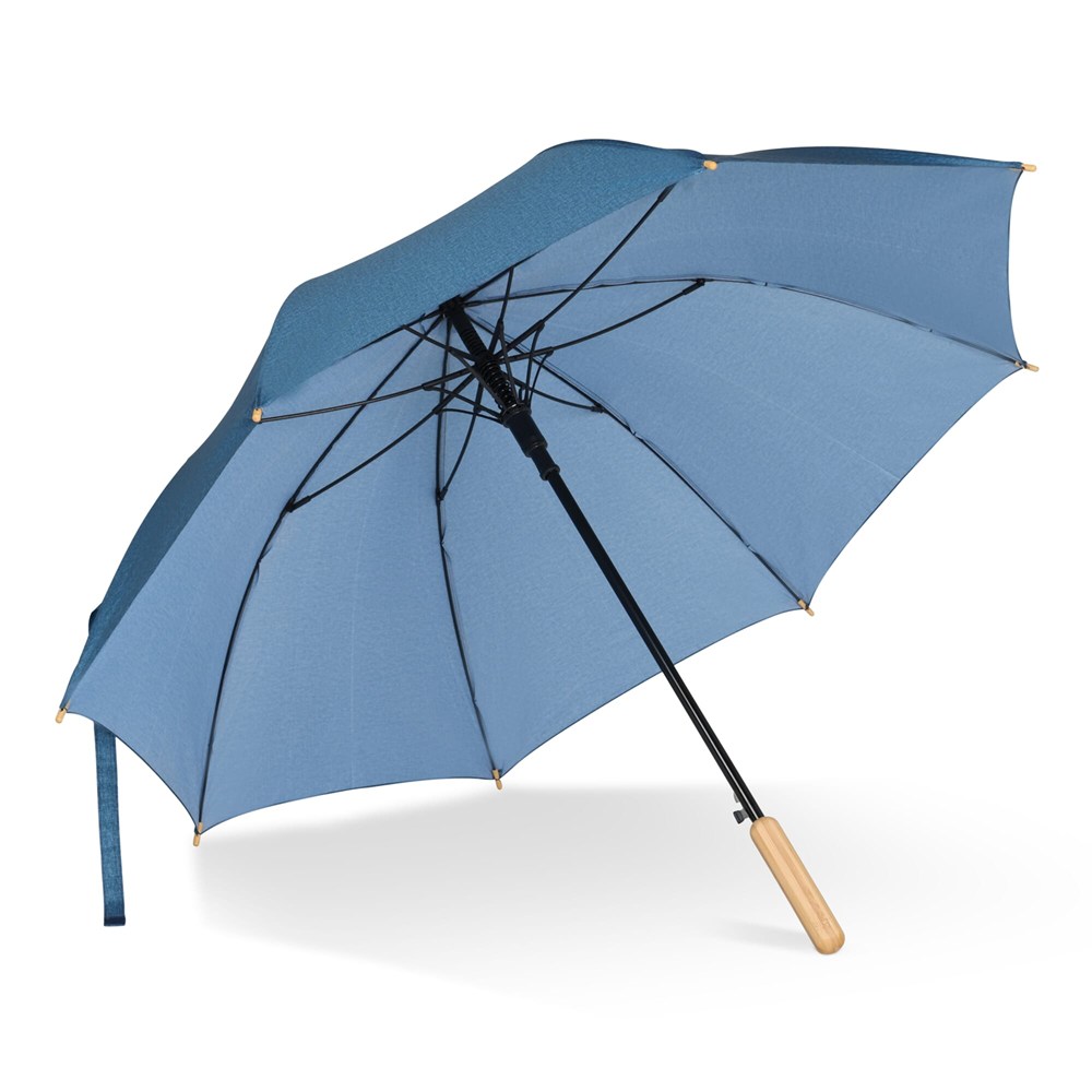 Stok paraplu 25” R-PET recht handvat auto open