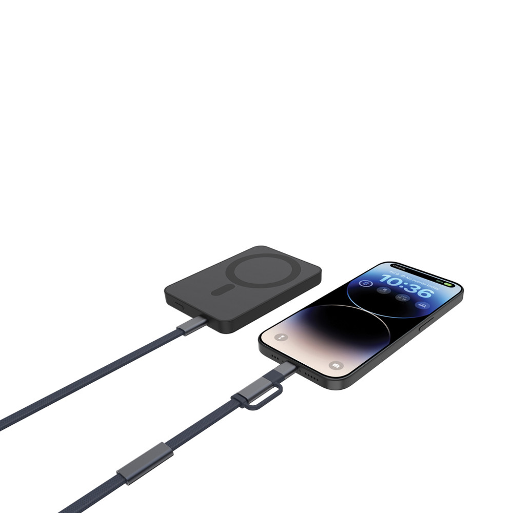 Arc RCS 60W 120 cm 2-in-1 snellaadkabel