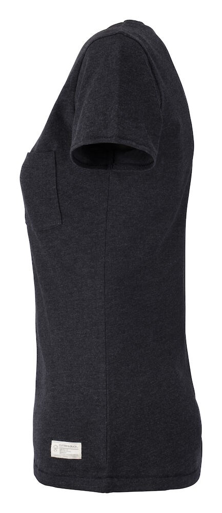 Cutter & Buck - Pacific City Tee Dames Antraciet Mélange L