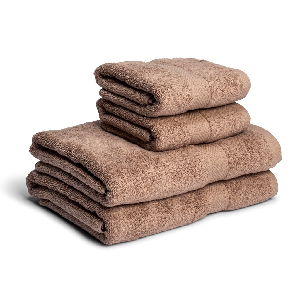Lord Nelson Fairtrade handdoek 70x130cm set van 3 - Licht Bruin