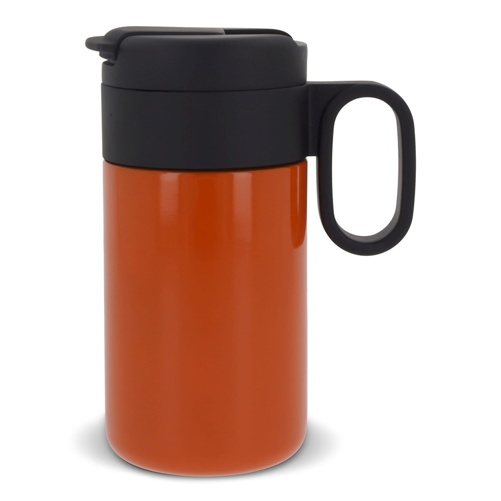 Thermofles Flow met handvat 250ml - Oranje