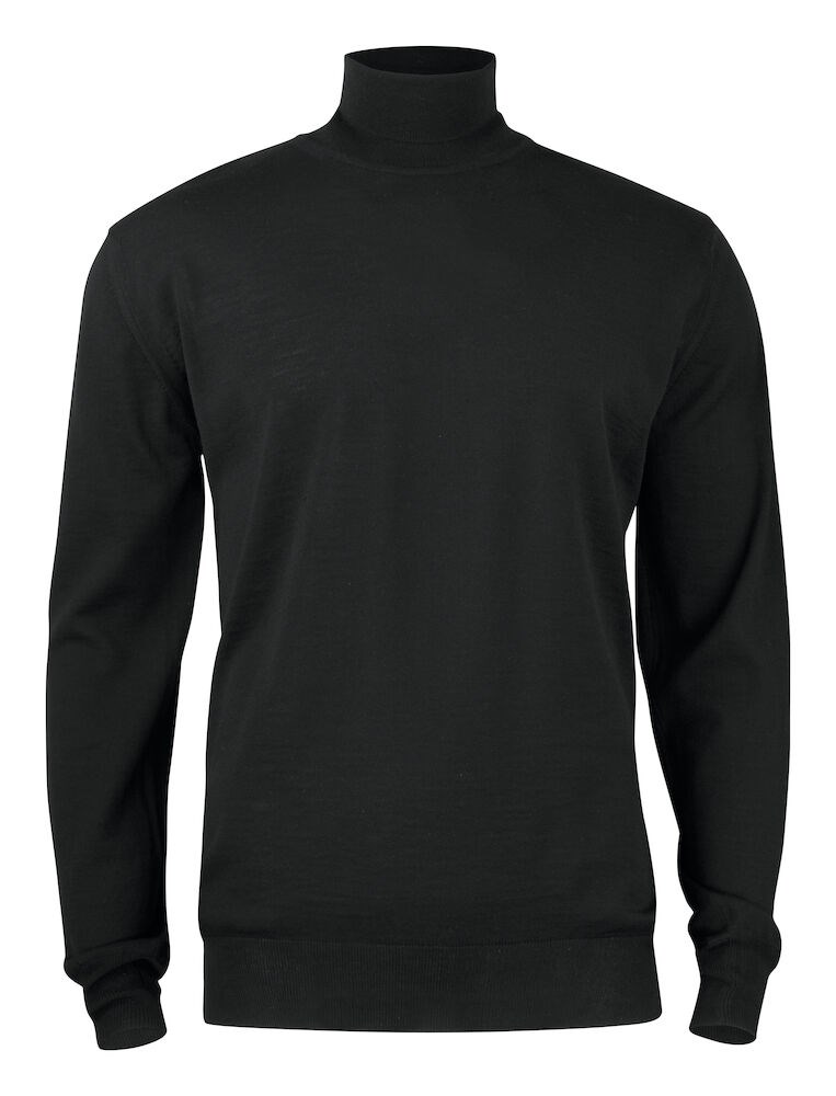Cutter & Buck - Kennewick Turtleneck Heren Zwart XL