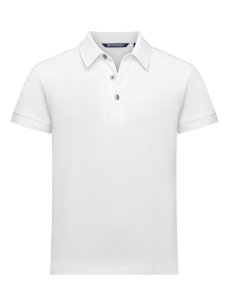 Cutter & Buck - Virtue Polo Solid Junior Wit 122/128