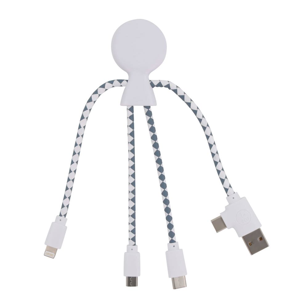 2081 | Xoopar Mr. Bio Charging cable - wit