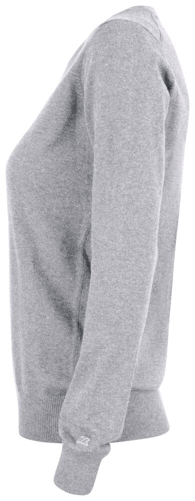 Cutter & Buck - Oakville Crewneck Dames Grijs Mélange XXL