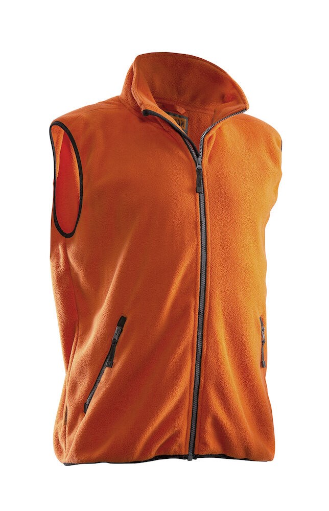 Jobman - 7501 Fleece Vest Oranje S